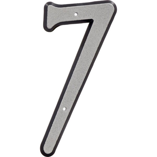 Ornatus Outdoors 4 in. Nail-On Reflective Plastic House Number - 7 -  3 Piece - OR2417722