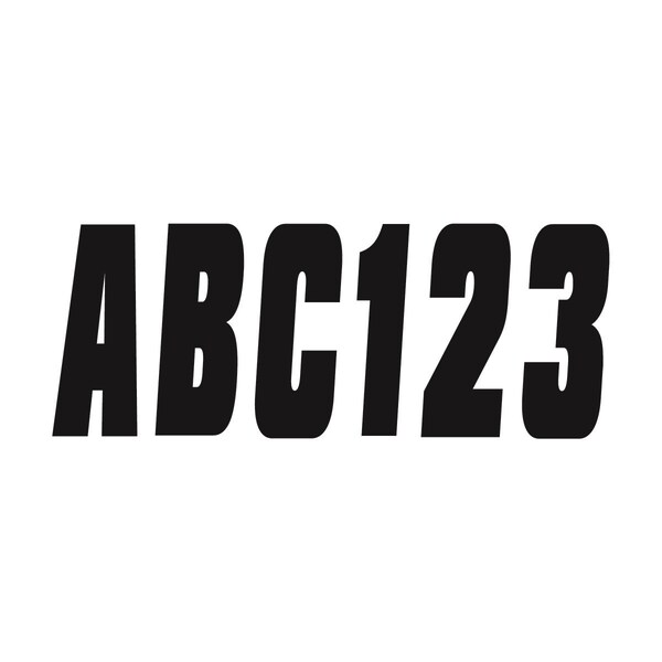 Newalthlete BLK350EC 350 Series 3 in. Letter-Number Kit - NE3670662