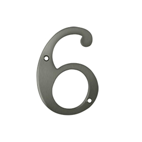 Patioplus House Numbers - Antique Nickel - 4 in. - PA3250684