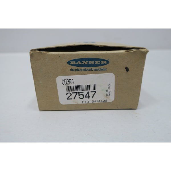 Banner MAXI-AMP OJO FOTOELÉCTRICO 110/220V-AC OTRO RELÉ - CD3RA