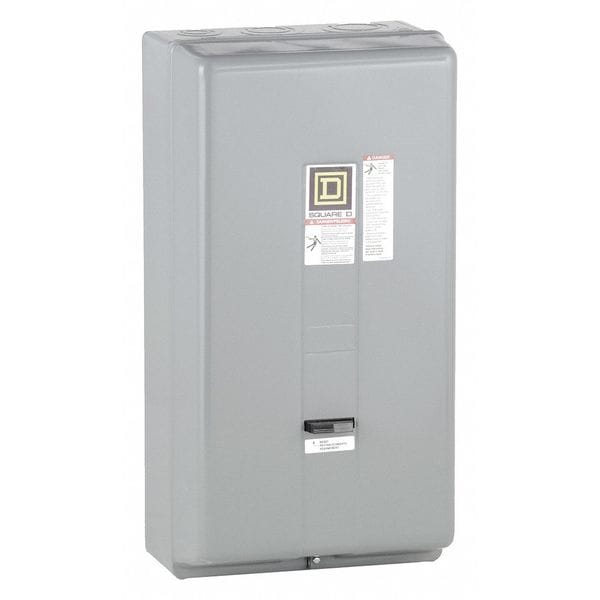 Inicio magnético no reversible para motor Square D, clasificación NEMA 1, 120V CA, 3 polos, sin contactos auxiliares - 8536SEG1V02S.