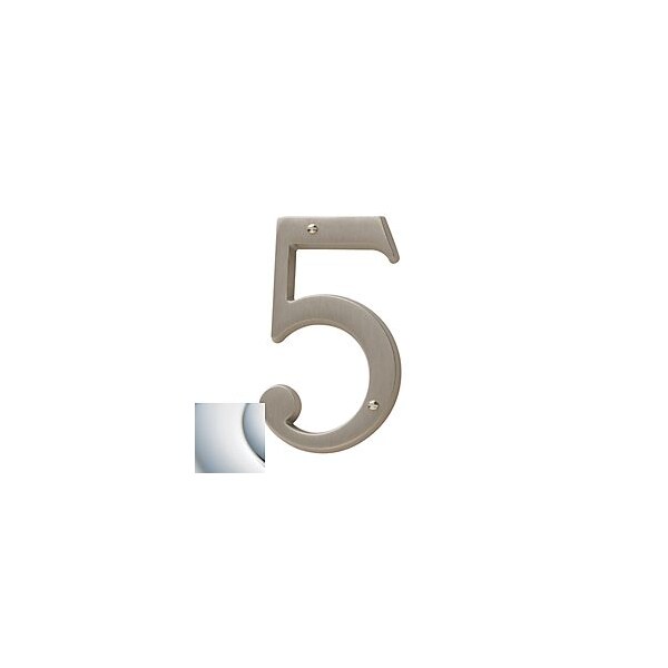 Baldwin Estate Bright Chrome House Numbers - 90675.260.CD