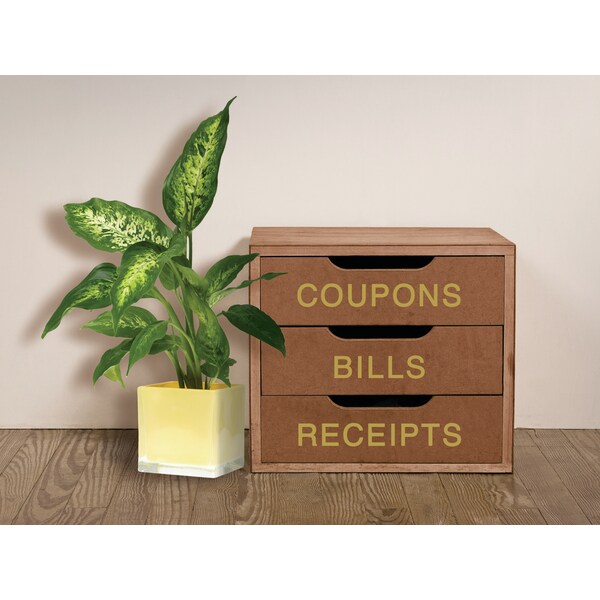 Westcott Permanent Vinyl Lettering, Helvetica 1" - 16359