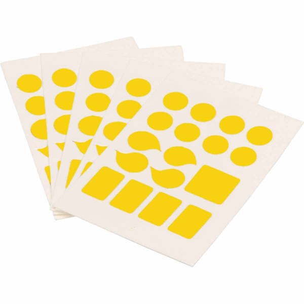 Brady Quik-Align 5060 Series Polyester 2in Lbl Legend: Assorted Punctuation YL 10PK - 5060P-PUN