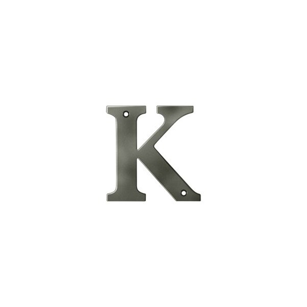 Deltana 4 Residential Letter K, 10PK - RL4K-15A-XCP10