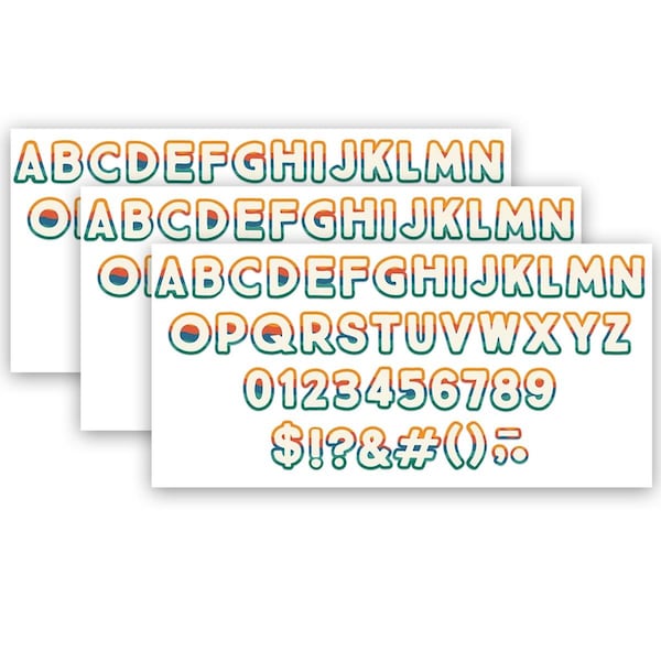 Eureka Adventurer Deco Letters, 3PK - EU-850013-3