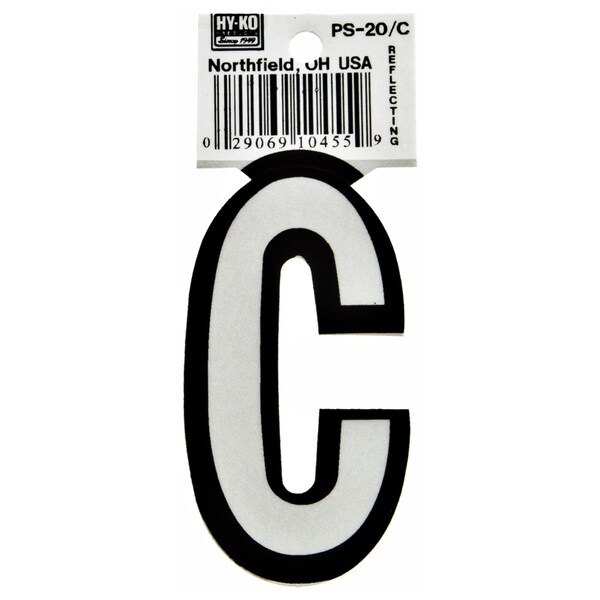 Hy-Ko 3.25In Boat Letter C, 10PK - A10455