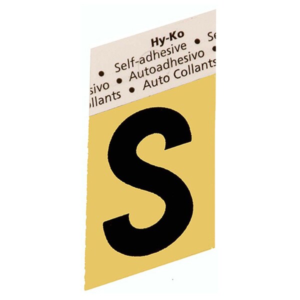 Hy-Ko 1.5 In Gold Aluminum Letter T, 10PK - B00275