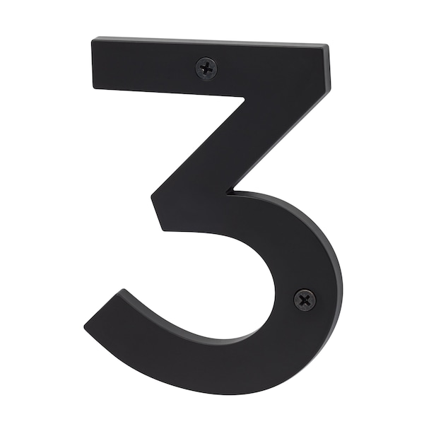 Sure-Loc Hardware Sure-Loc Hardware Zinc House Number 5, No. 3, Flat Black - HN5-3 FBL