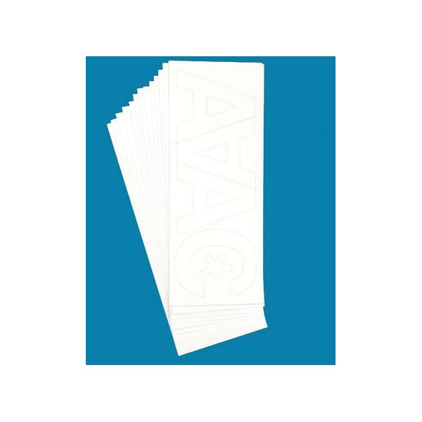 Westcott Permanent Vinyl Lettering, Helvetica 3" - 15863