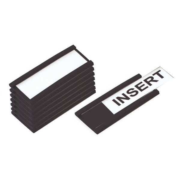 Mastervision Mastervision Pack of 25, Magnetic Data Card Holders, 1" x 2", Magnet Label Holders - FM1310