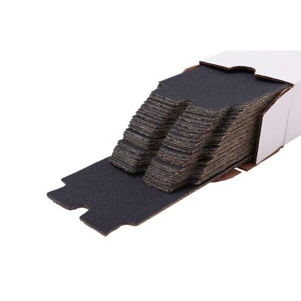 Toolpro 150Grit Long Tab 4316 in x 11516 in Drywall Sanding Sheets 100Pack, 100PK - TP04130
