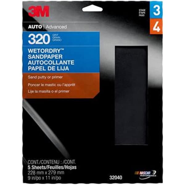 Geared2Golf 32040 Sandpaper; 9 X 11 In.; P320 Grit - GE346562