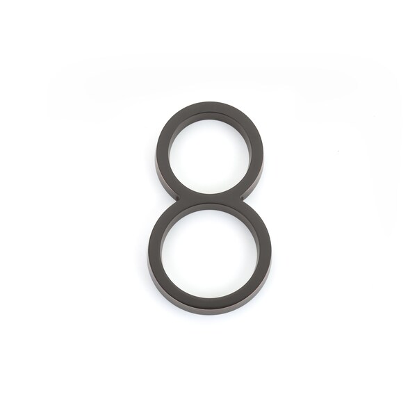 Emtek 7in Modern # 8 House Number Oil Rubbed Bronze Finish - 2838US10B