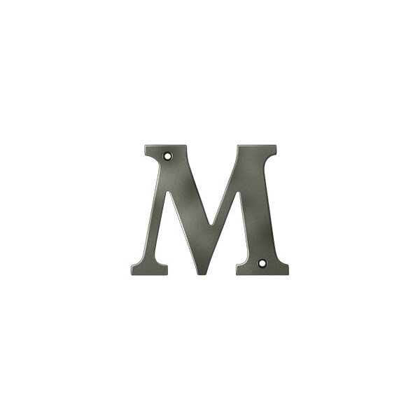Deltana 4 Residential Letter M, 10PK - RL4M-15A-XCP10