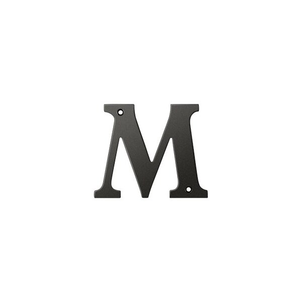 Deltana 4 Residential Letter M, 10PK - RL4M-10B-XCP10