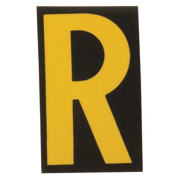 Brady Reflective Numbers And Letters, R, PK25 - 5905-R