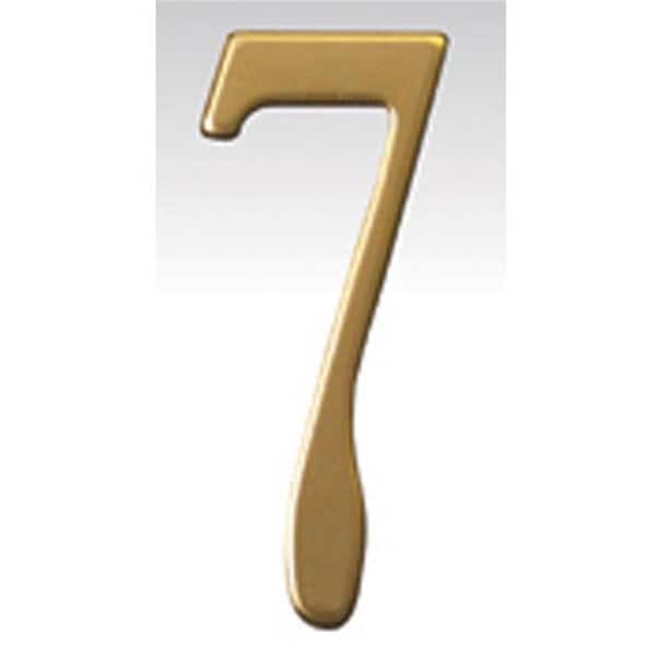 Mailbox Accessories Brass Address Numbers Size - 3 Number - 7-Brass - BR3-7