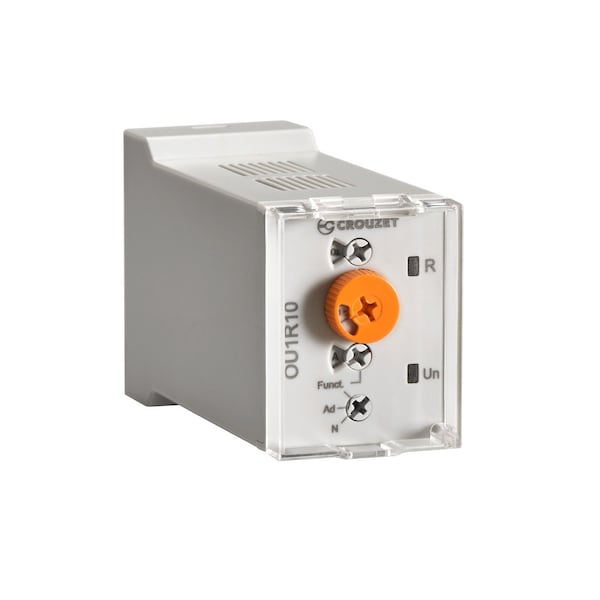 Temporizador con conexión directa Crouzet, multifunción, salida 1X10A, 12-240 VACdc, 8 pines - OU1R10MV1