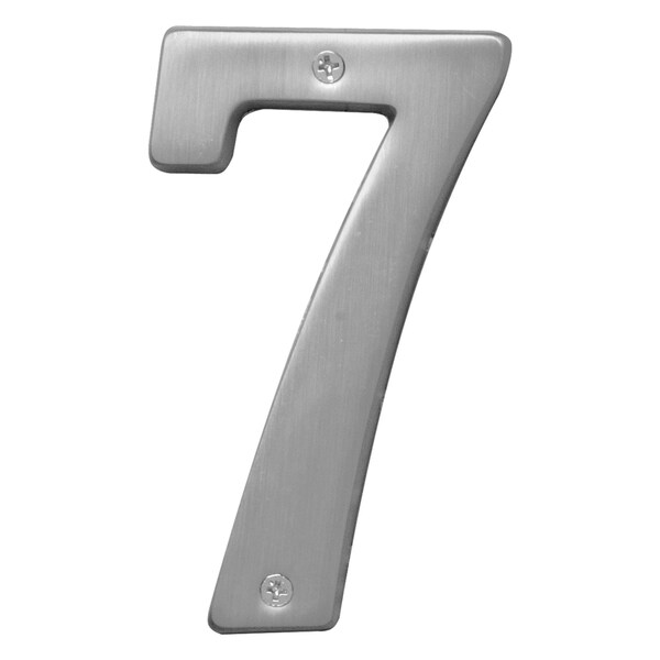 Hy-Ko 5In Satin Nickel Number 7, 3PK - A31017
