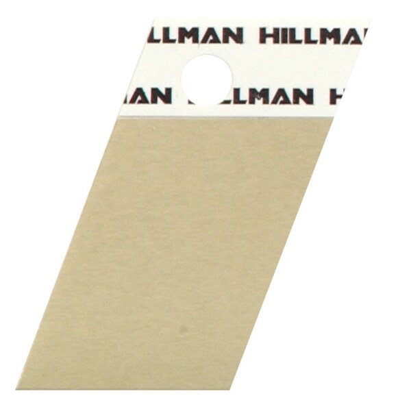 Hillman HILLMAN 1.5 in. Reflective Gold Aluminum Self-Adhesive Full Spacer Blank 1 pc - 840546