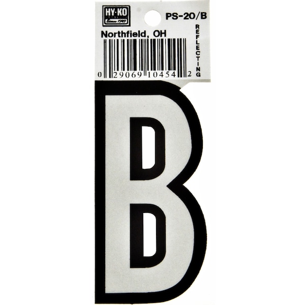 Hy-Ko 3.25In Boat Letter B, 10PK - A10454