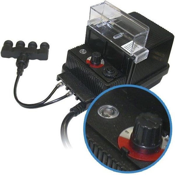 Alpine Corp PL104T: Transformador de 100 Watts con fotocelda y temporizador