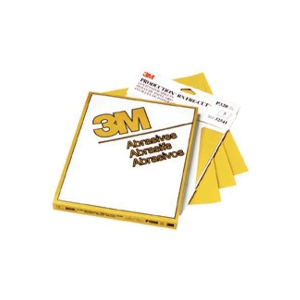 3M 3M Production Resinite Gold Sheet, 02545, 9 in x 11 in, P180A, 50PK - 7000118284
