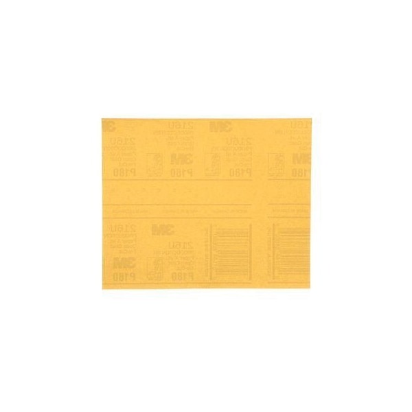 3M 3M Production Resinite Gold Sheet, 02545, 9 in x 11 in, P180A, 50PK - 7000118284