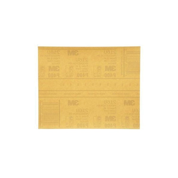 3M 3M Production Resinite Gold Sheet, 02539, 9 in x 11 in, P400A, 50PK - 7000118278