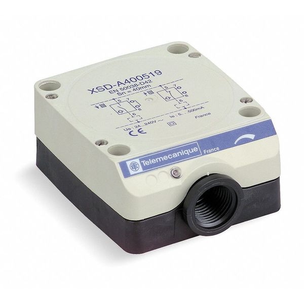 Sensor de proximidad rectangular Telemecanique Sensors, inductivo, 2 cables - XSDA400519H7