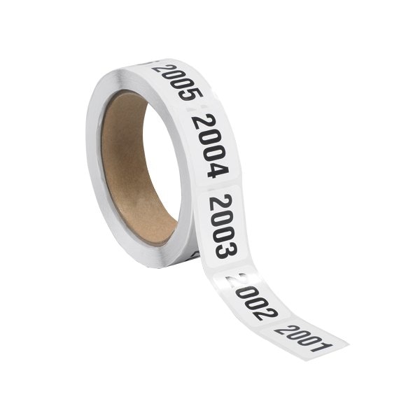 Bsc Preferred 1 x 1-1/2'' 2001-2500 Consecutive Numbered Labels - BUY00019236