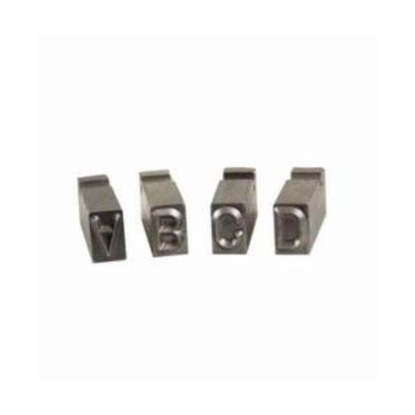 C.H. Hanson Letter Stamp Set, 26Piece, Character A To Z, 316 In Character Height, Alloy Steel, 27634 - 27634