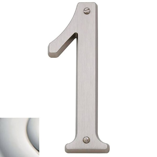 Baldwin Estate Lifetime Bright Nickel House Numbers - 90671.055.CD