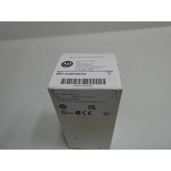 Allen Bradley BOTÓN DE EMPUJE ILUMINADO AZUL 120V-AC - 800T-16JB91KB7AX