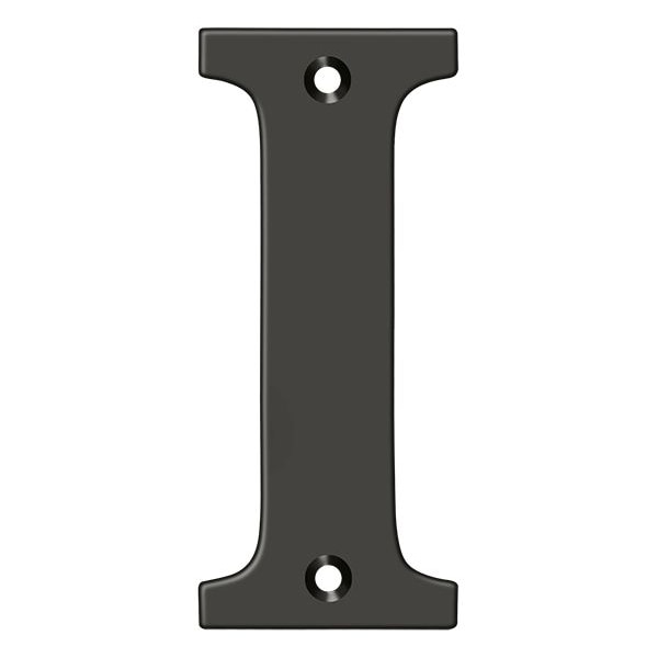 Deltana Residential Letter I Oil Rubbed Bronze 4" - RL4I-10B