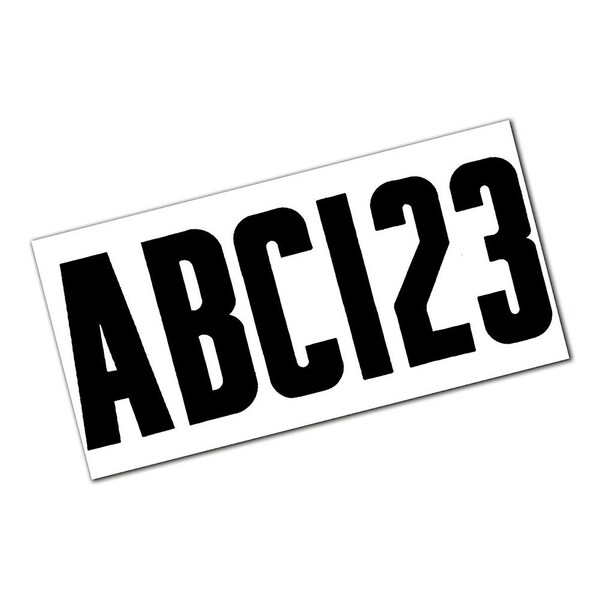 Attwood Attwood Letter &amp; Number Kit - Black - 14142-7