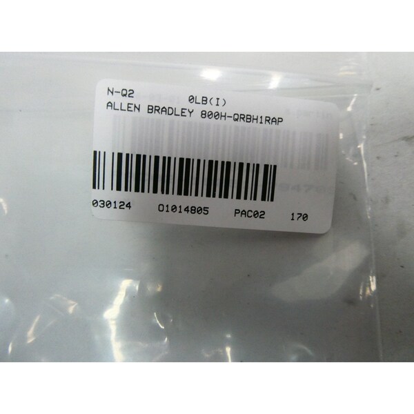 BOTÓN DE PULSO ROJO ILUMINADO 120V-CA - 800H-QRBH10RAP