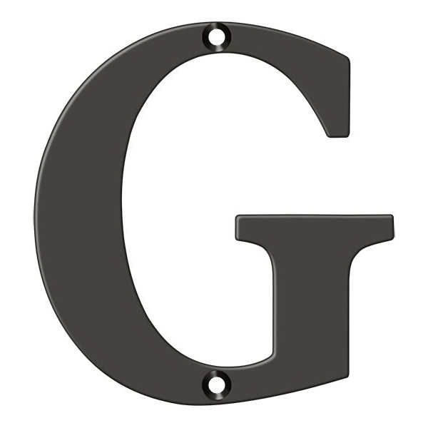 Deltana Residential Letter G Oil Rubbed Bronze 4" - RL4G-10B