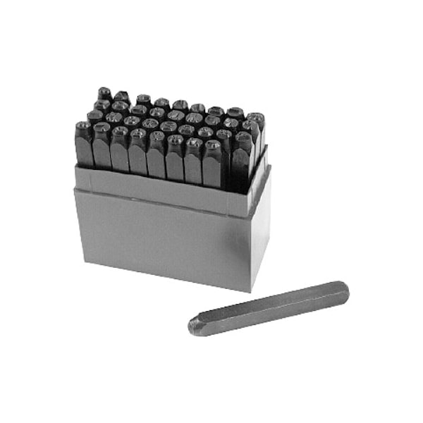 Hhip 3/16 Width Number & Letter Stamp Set 0-9 And A-Z - 8016-0003