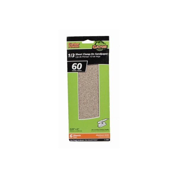 Gator Finishing 6PK 323x9 60G Sheet - 5043