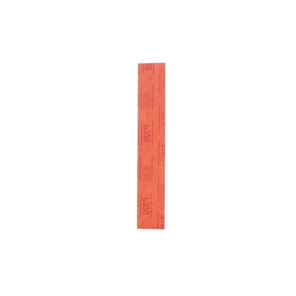 3M 3M Red Abrasive Hookit Sheet, 01177, 2 3/4 in x 16 1/2 in, P3205, 25PK - 7000119801