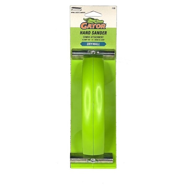 Gator Hand Sandpaper, 10-1/2 in L, 4-1/2 in W, Silicon Carbide Abrasive - 7190