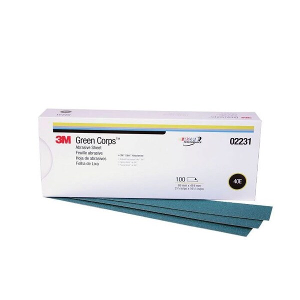 3M 02231, STK G/C SHT, 251U, 2-3/4X16-1/2, 40E, 100PK - 7000118370