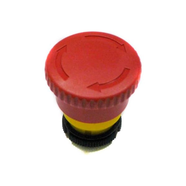 Botón de seta con bloqueo de 40 mm de emergencia Springer Controls Co T.E.R., PRSL1881PI, para uso con los colgantes MIKE & VICTOR - PRSL1881PI