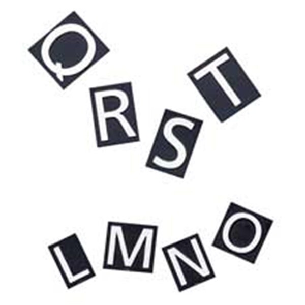 Easy-To-Organize Magnetic Letters-Symbols- 1in.High Characters- White - EA1189906