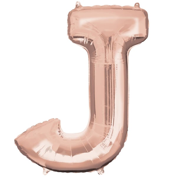 Anagram 37 in. Letter J Rose Gold Balloon - 89762