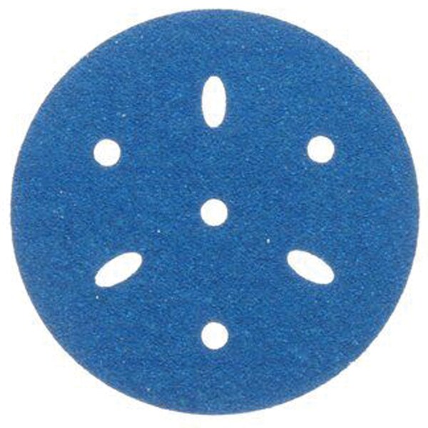 3M 3M 36146 Hookit Blue Sandpaper 3" Disc - 180 Grade Multi-Hole, 50/Bx - 7100091344
