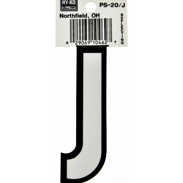 Hy-Ko 3.25In Boat Letter J, 10PK - A10462