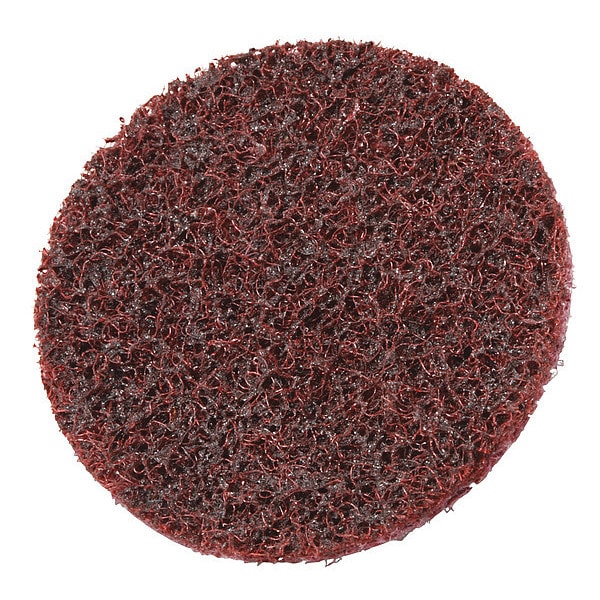 Scotch-Brite Hook-and-Loop Surface Conditioning Disc, 3" Dia, No Hole, Aluminum Oxide, Not Applicable Grit - 7000136520